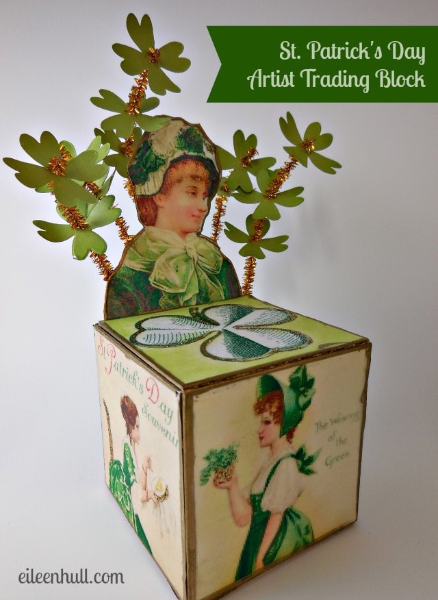 St. Patrick's Day Artist Trading Block