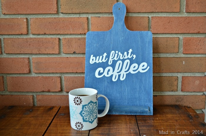 Stenciled Coffee Sign