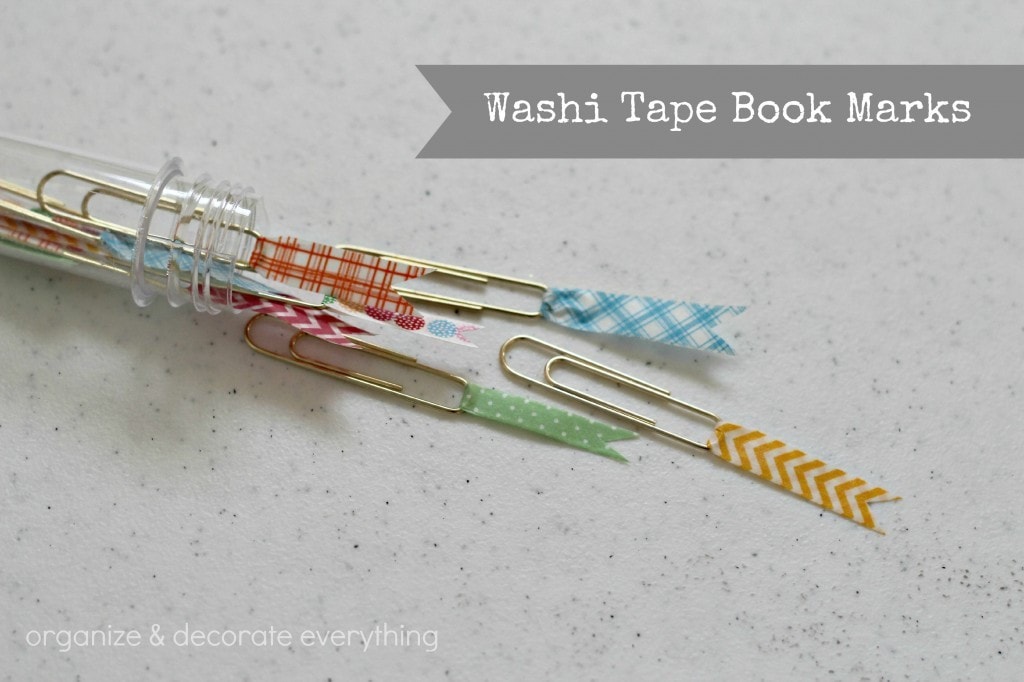 Washi Tape Bookmarks