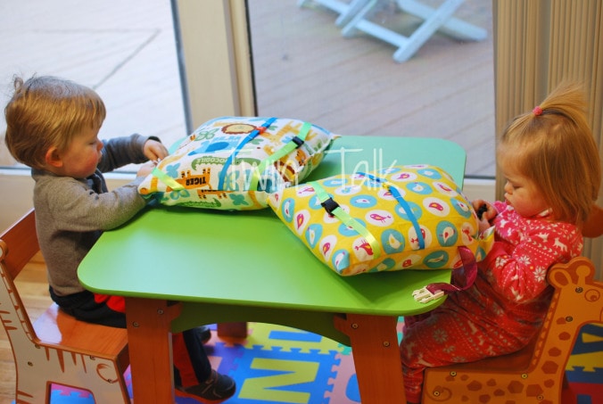 DIY Buckle Pillows