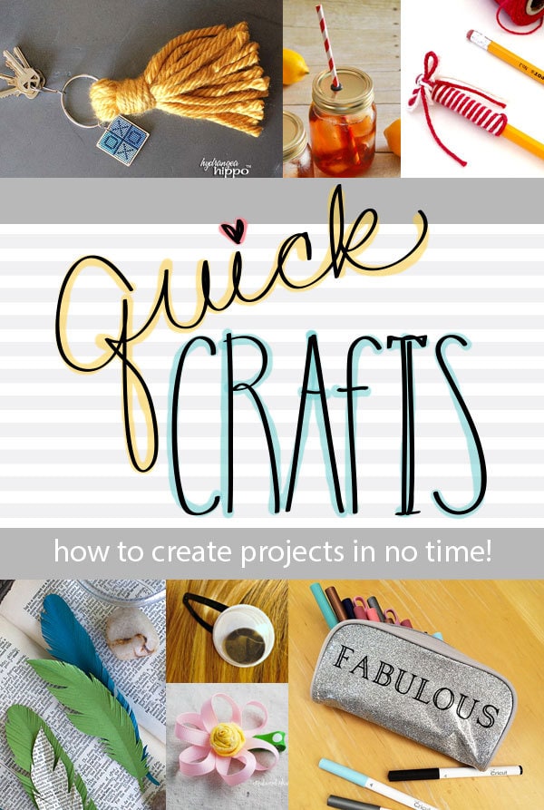 Quick Crafts - how to create projects in no time