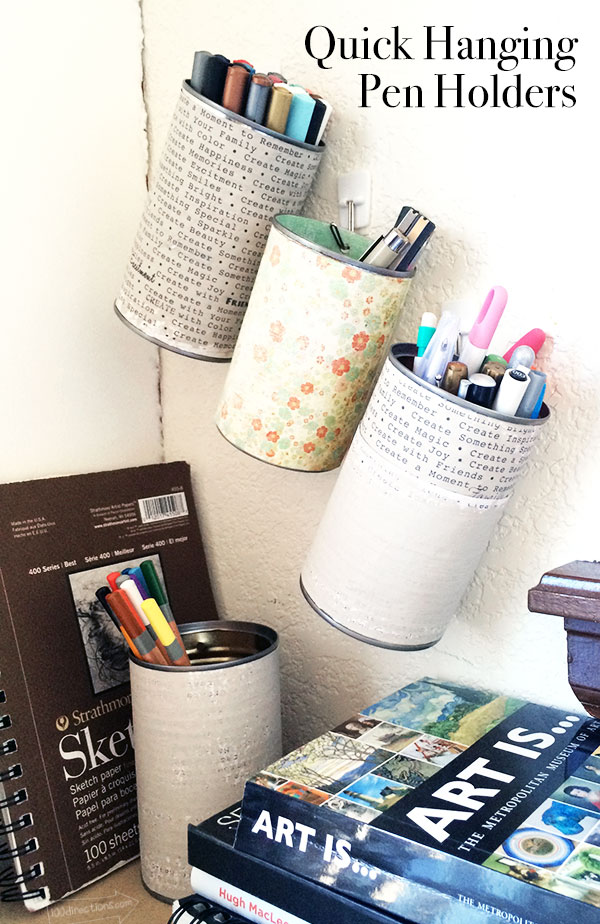 Quick Hanging Pencil Holders