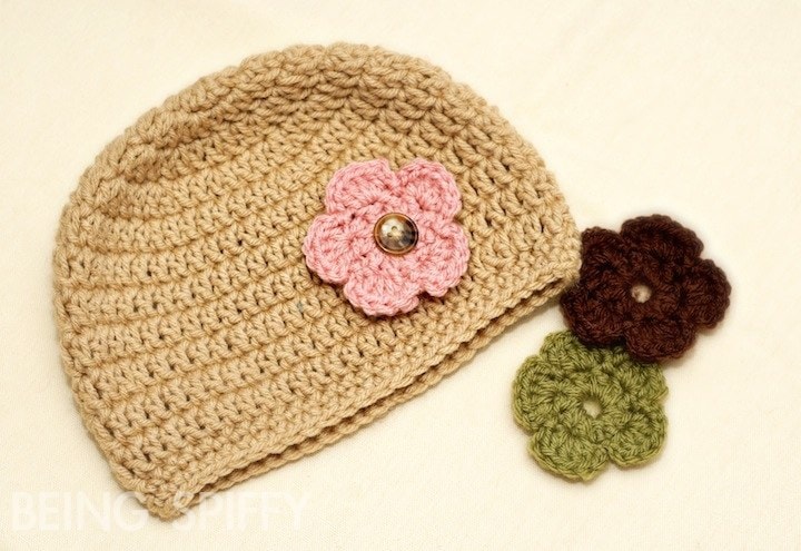 Wildflower Crocheted Hat