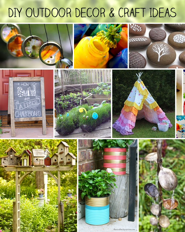 bijvoorbeeld kandidaat Verschuiving DIY Outdoor Decor and Crafts - 100 Directions