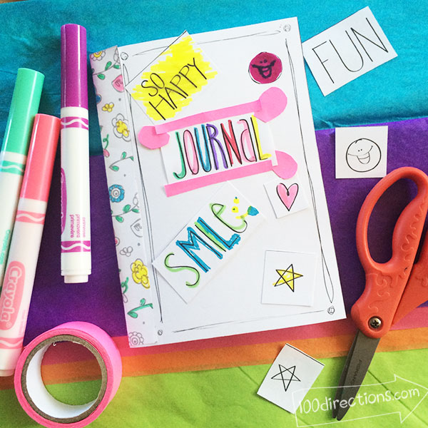 Free printable journal kit for kids - 100 Directions