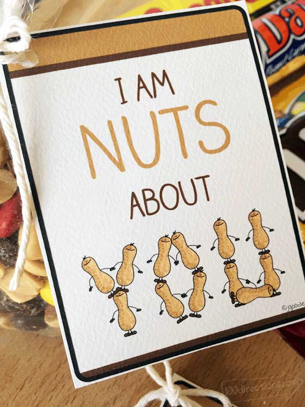 I'm Nut About You cartoon peanuts by Jen Goode