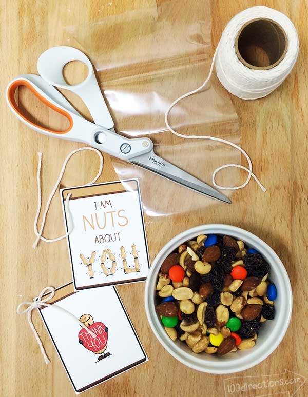 I'm Nuts About You - Teacher Appreciation Gift Idea with treat