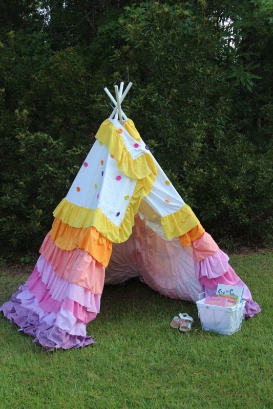 Ruffle TeePee from 365days of Crafts