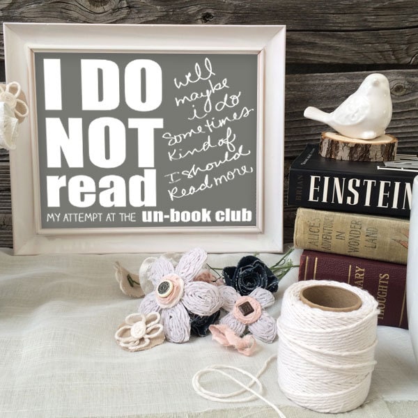 I Do Not Read - Talking about an Un-Book Club