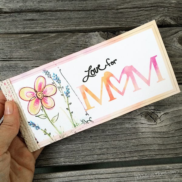 Pretty little coupon book gift for Mom designed by Jen Goode