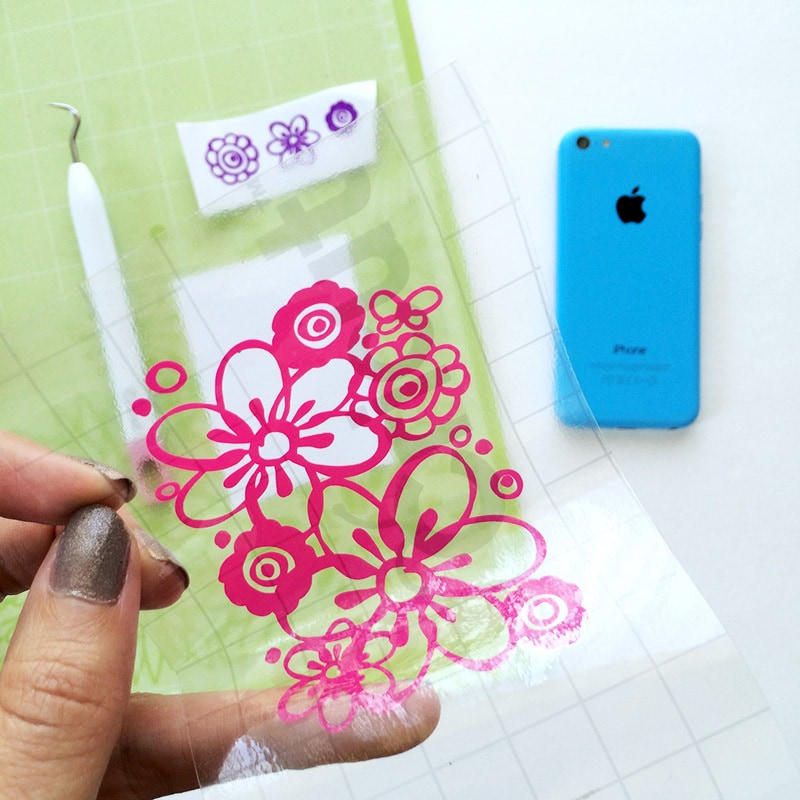 How to Make a Cricut Phone Case with Vinyl - Hey, Let's Make Stuff