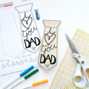 I Love You Dad Card I Love You Dad Card