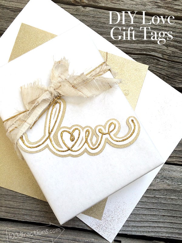 DIY Love Gift Tag designed by Jen Goode