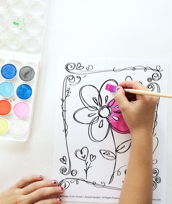 Painting Coloring pages