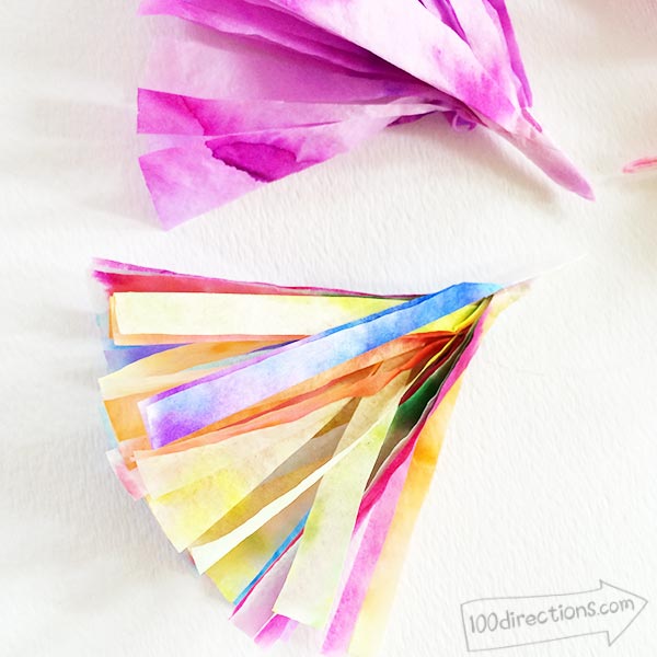 Rainbow garland printables by Jen Goode