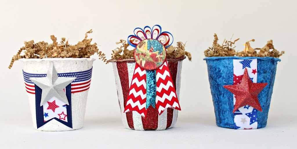 Glittery Patriotic Decor