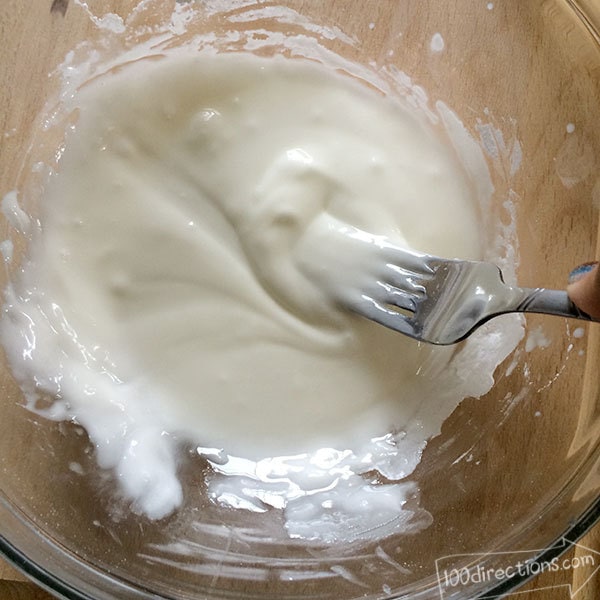 Icing should be smooth but not runny