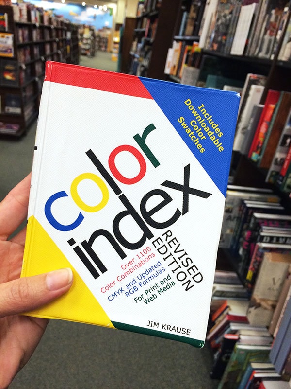 Color index - color pallet guide