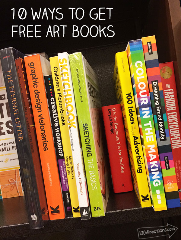 10 ways to get free art books