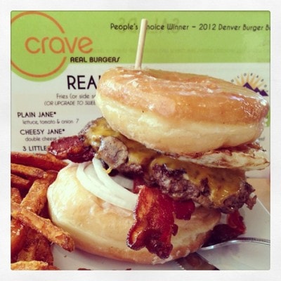 Creative Burgers at Crave Real Burgers in Colorado