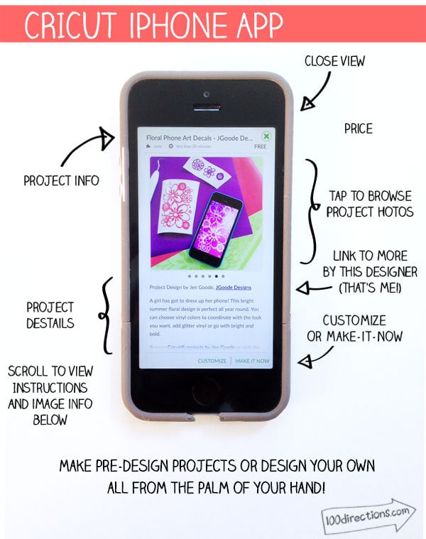 Download Create Anywhere With The Iphone App For Cricut Design Space 100 Directions