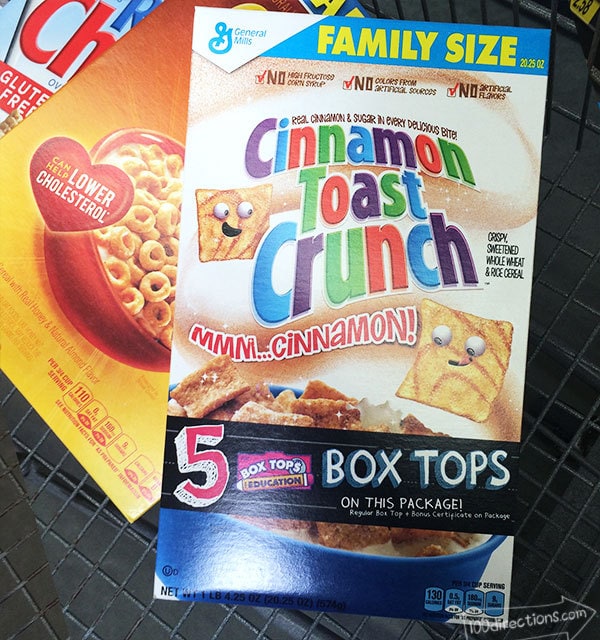Cinnamon Toast Crunch Cereal with Box Tops