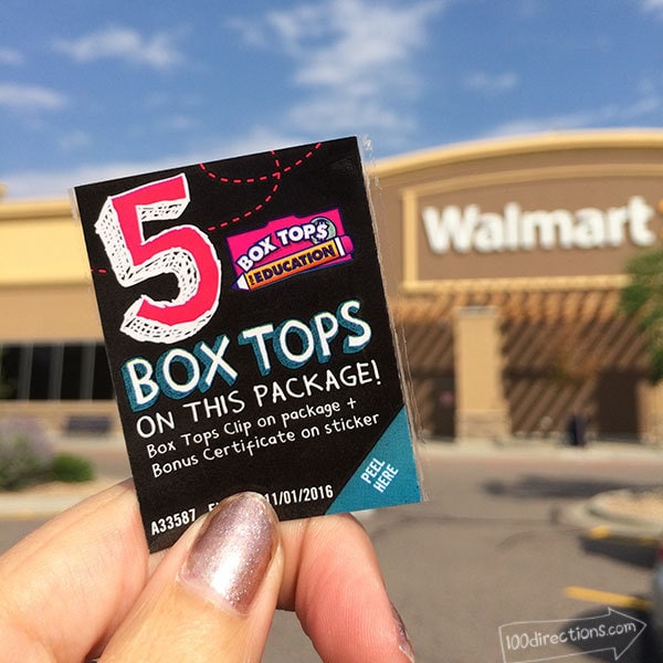 Earn money for your school with Box Tops