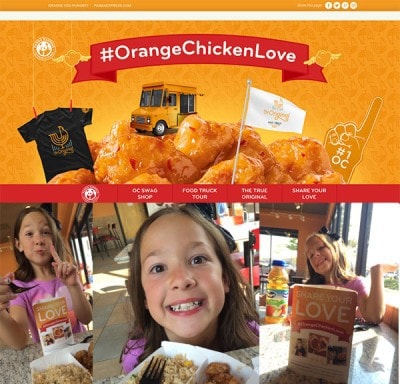 Happiness is #OrangeChickenLove