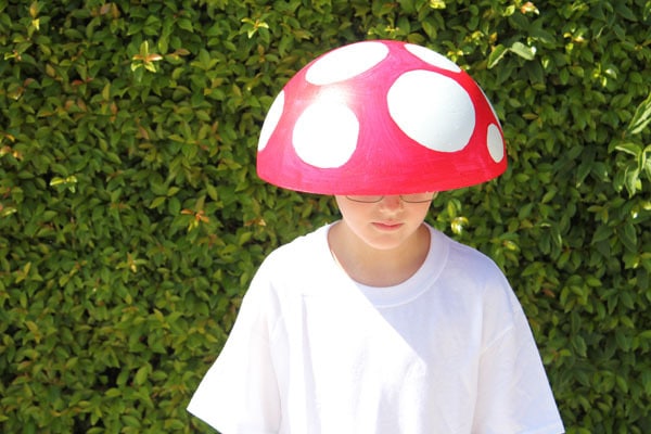 Simple DIY Mushroom Costume