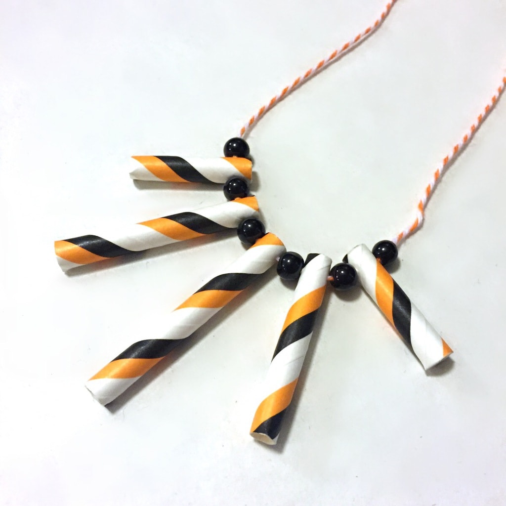 Paper Straw Necklace