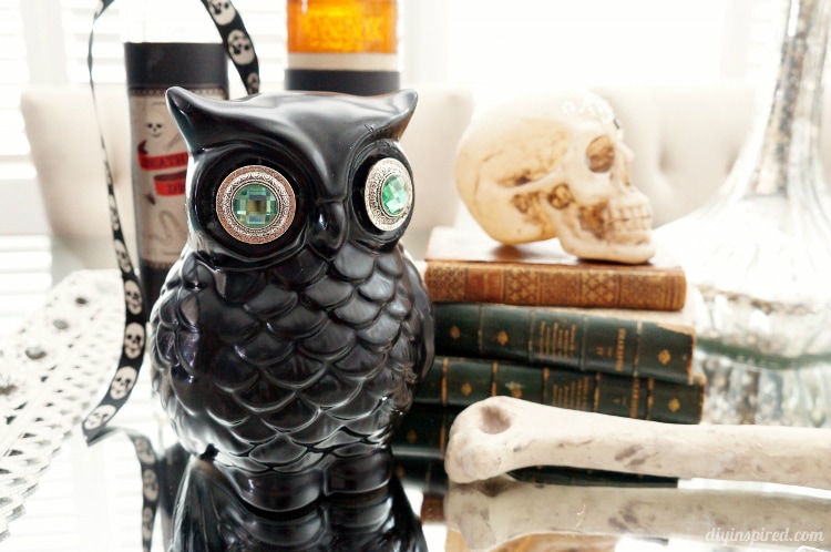 Upcycled Halloween Owl