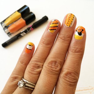 Hand Drawn Nail Art for Halloween by Jen Goode
