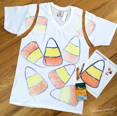 Candy Corn t-shirt redo