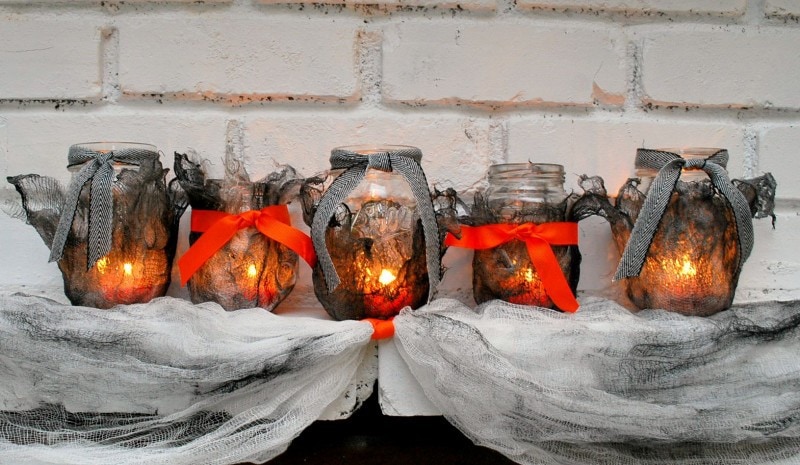 Creepy mason Jars