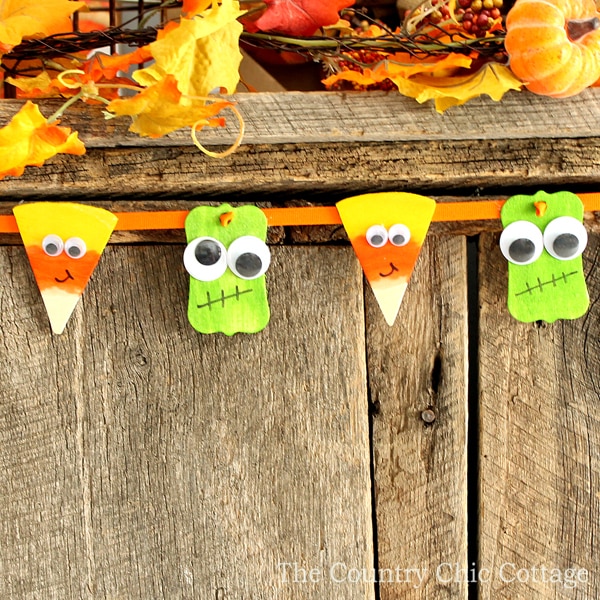 DIY Halloween Wood banner