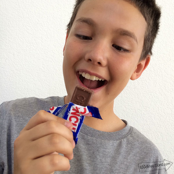 Eat your candy or take pictures of family eating candy