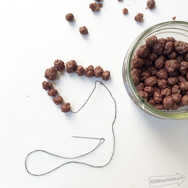 Make a candy necklace