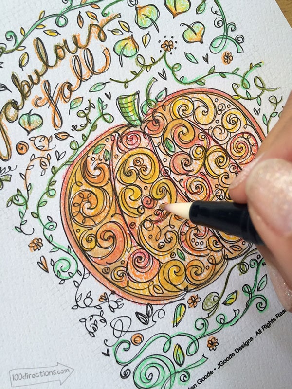 pretty pumpkin coloring pages