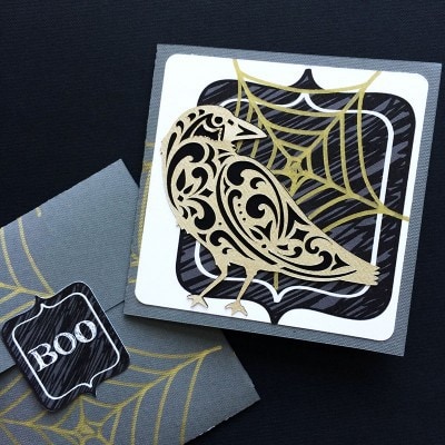 Halloween Raven Card designed by Jen Goode