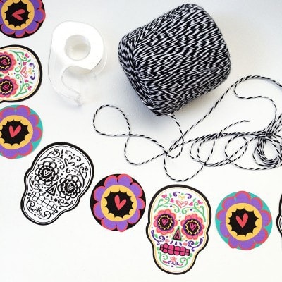 Sugar Skull Cricut Project designed by Jen Goode