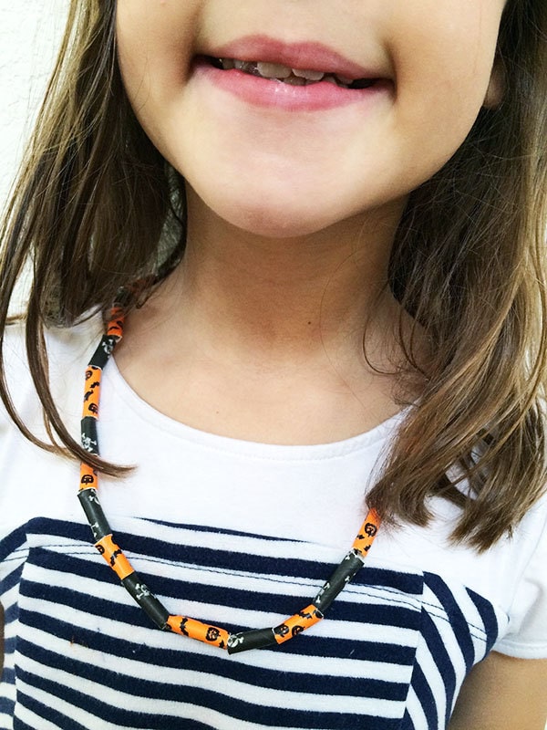 Cute Halloween Straw Necklace
