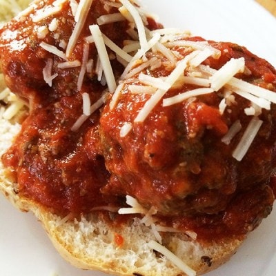 Meatball sandwich