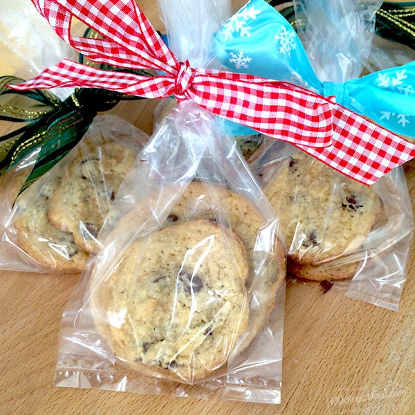 Packages of cookies