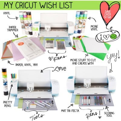 My Cricut Wish List