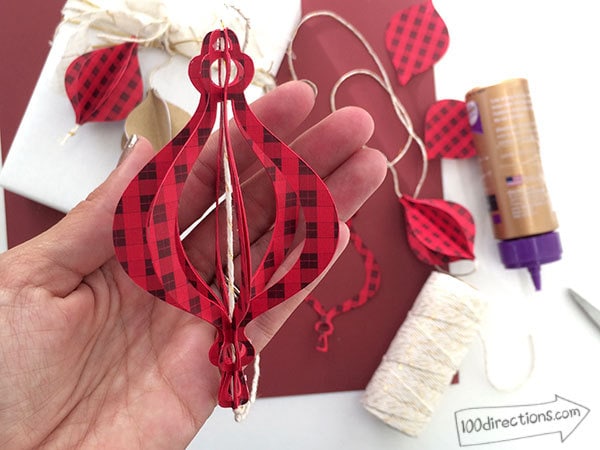 Fun paper Christmas ornaments you can make in 15 minutes