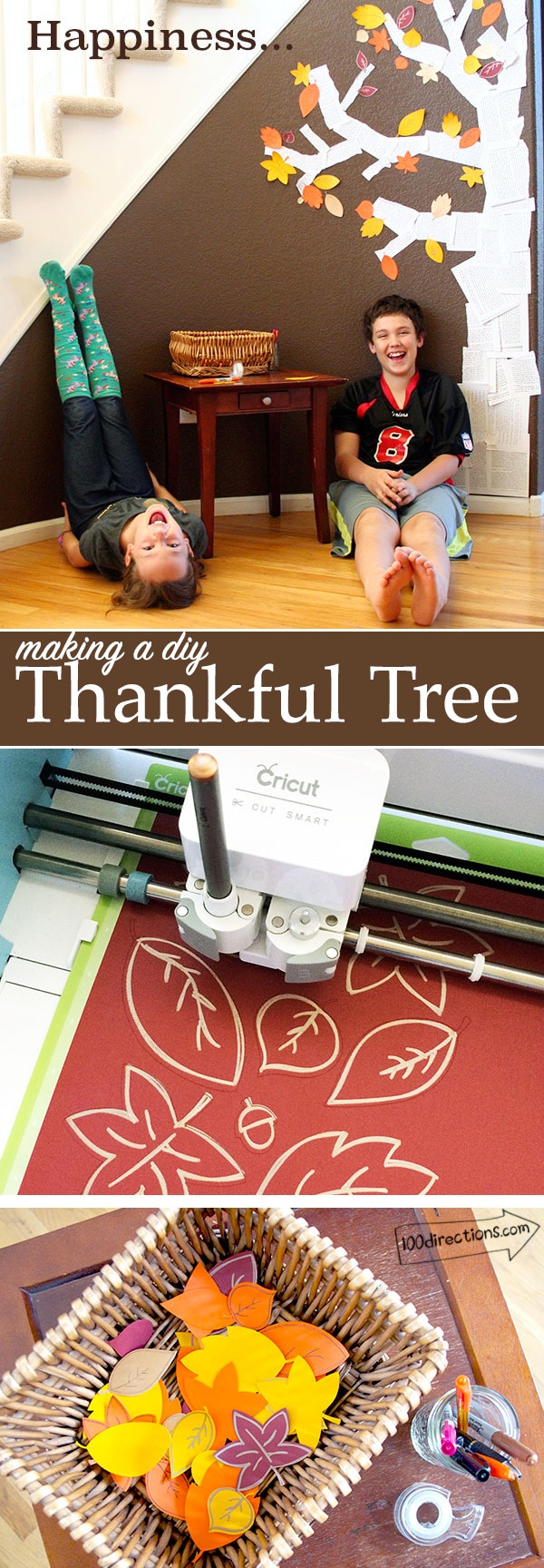 Make a DIY Thankful Tree with your Cricut - designed by Jen Goode