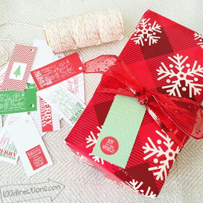 Printable Christmas Gift Tags by Jen Goode