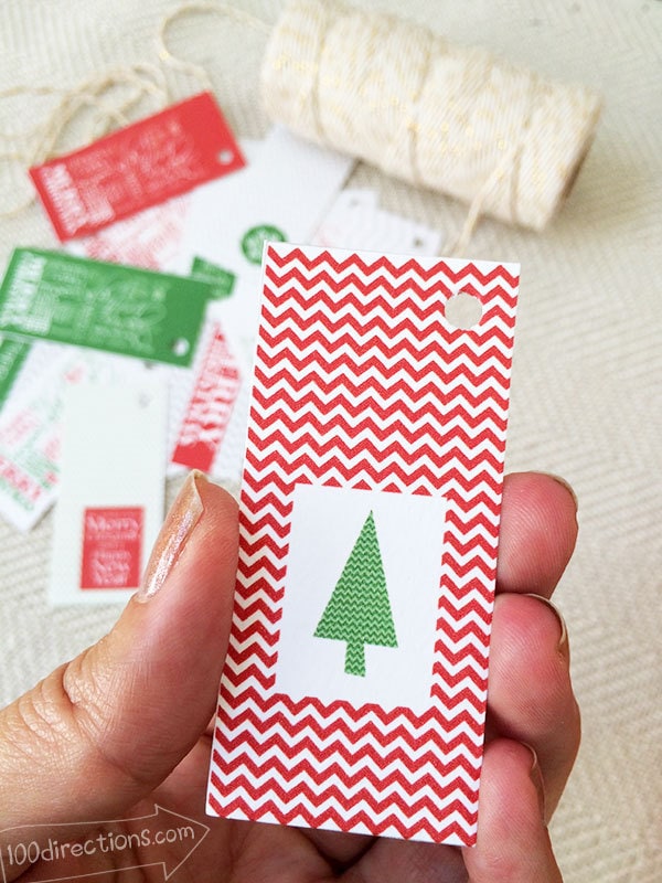 Printable Christmas Gift Tags by Jen Goode