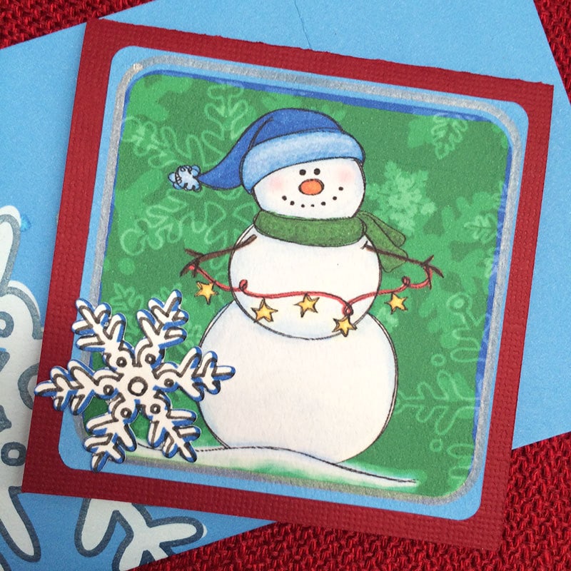 Cute Snowman Card designed by Jen Goode