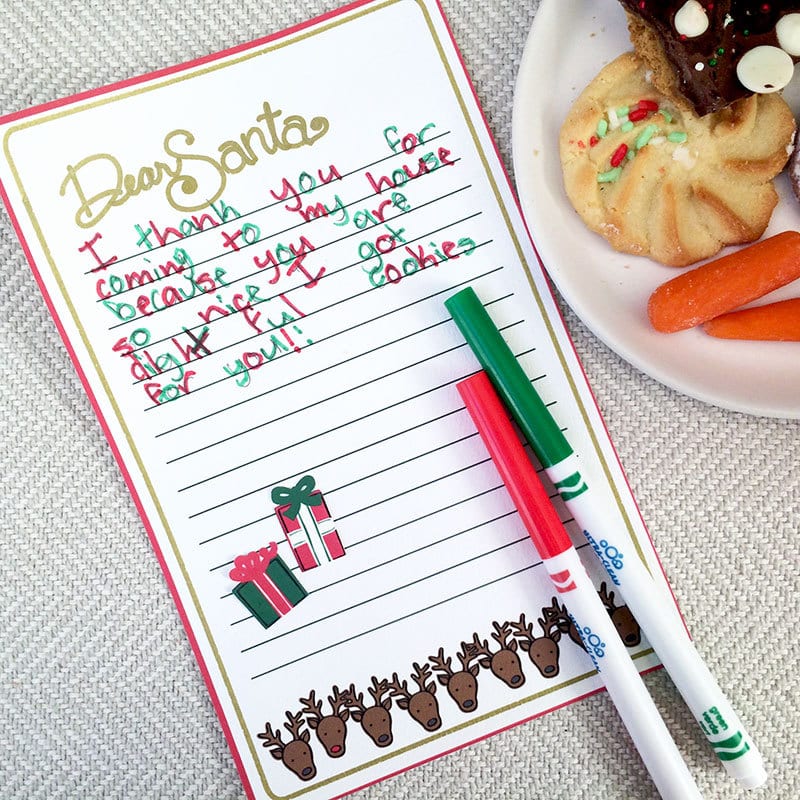 Dear Santa Stationery you make yourself - Designed by Jen Goode